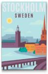  Festés számok szerint - Stockholm, Svédország 2 Méret: 40x60cm, Keretezés: Kartonlemezen