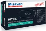 Misavan Manusi unica folosinta nitril Misavan, marime XL, negru, 100 buc set, 90015779 (6422768033221)