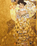 iPicasso Set pictura pe numere, cu sasiu, Femeia in aur - Klimt, 40x50 cm (PC4050689)