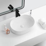 Erga Indigo, asztali mosogató 700x370x135 mm, fehér fényes, ERG-V03-9720C-WH (ERG-V03-9720C-WH)