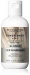 Revolution Beauty Toner Shot Blonde Ice Diamond tápláló tonizáló maszk 3 az 1-ben árnyalat Ice Diamond 100 ml