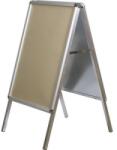  Stand publicitar rezistent la apa P32 in forma de A, colturi rotunjite, A2 M1134112