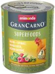 Animonda Animonda GranCarno Superfoods - pui + spanac și zmeură 800 g