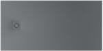 Roca Terran-N Stonex zuhanytálca 200x100 cm csúszásgátló felülettel és lefolyóval, palaszürke APA017D03E801200 (APA017D03E801200)