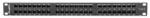 Lanberg PPU6-1048-B 19" 1U 48port Cat. 6 UTP árnyékolatlan fekete patch panel (PPU6-1048-B)