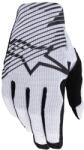 Alpinestars Mănuși de motocross Alpinestars Radar Pro albe (AIM172-0227)