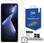 3mk Protection FLEXIBLE GLASS LITE előlap védő rugalmas edzett üveg - 1db, ultravékony, 0.16mm, 6H, 2.5D, A kijelző sík részét védi - TECNO Pova 5 Pro / Spark 10 Pro