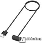  Okosóra mágneses USB töltő - FEKETE - 5V / 700mA, 1m hosszú - XIAOMI Amazfit GTS 4 Mini