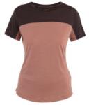 Icebreaker Merino 125 Cool-Lite Sphere III SS Tee Colour Block Women Tricou cu mânecă scurtă Icebreaker CEDAR WOOD/BITTERSWEET/CB S