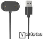  Okosóra USB töltő - FEKETE - mágneses, 1m hosszú - Xiaomi Amazfit Amazfit GTR 4 / GTS 4 / T-Rex 2 / GTR3 Pro / GTR3 / GTS3 / Cheetah / Cheetah Round / Cheetah Pro