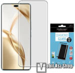 MyScreen DIAMOND GLASS EDGE előlap védő karcálló edzett üveg - FEKETE - 9H, 0.33 mm, A teljes felületén tapad, a teljes képernyőt védi - HUAWEI Honor 200 Pro (MD9267TG3DBLACK)