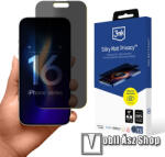 3mk Protection SILKY MATT PRIVACY képernyővédő fólia - 1db, MATT, tükröződésmentes, tokbarát, oleofób bevonat, betekintés elleni védelem - APPLE iPhone 16