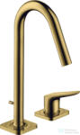 Hansgrohe AXOR CITTERIO M 2 üléses mosdó csaptelep automata leeresztővel, polírozott arany hatású 34132990 (34132990)