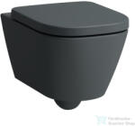 Laufen MEDA kombipack Silent Flush perem nélküli fali WC ülőkével, matt grafit H8661107580001 (H8661107580001)