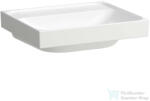 Laufen MEDA 55x46 cm-es falra/bútorra szerelhető csiszolt aljú mosdó LCC bevonattal, csaplyuk és túlfolyó nélkül, fehér H8161124001121 (H8161124001121)