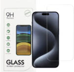 Apple 16 Plus üvegfólia, tempered glass, előlapi, edzett, 9H, 0.3mm