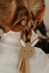 Donsje gyerek hajgumi Josy Classic Hair Tie Bunny 6008002 - bézs Univerzális méret