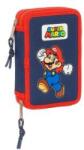 Super Mario Creion dublu Super Mario World Bleumarin 12.5 x 19.5 x 4 cm 28 Piese Penar