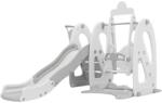 inSPORTline Gyerek csúszda hintával és kosárpalánkkal inSPORTline Nebelino szürke (27532-2)