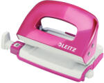 Leitz Perforator LEITZ Mini 5060, 10 coli - roz metalizat (L-50601023) - forit