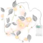 Nexos Világító gyöngy arany levelek 20 LED meleg fehér 2 db (BI11019_S_SL2)
