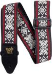Ernie Ball Classic Jacquard Blackjack Red Curea de chitară (<![CDATA[P04669]]>)