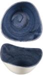 Churchill Stonecast Cobalt Blue farfurie adâncă, triunghiulară, ø: 153 mm