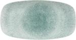 Churchill Raku Jade green farfurie plată, dreptunghiulară, lungime: 355 mm