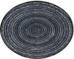 Churchill Plate plat Mălci Homespun Charcoal Black, lungime: 317 mm