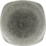 Churchill Raku Quartz Black farfurie plată, pătrată, lungime: 252 mm