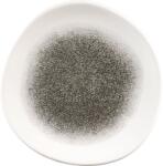 Churchill Raku Quartz Black farfurie plată, organică, ø: 186 mm