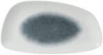 Churchill Raku Topaz Blue farfurie plată, geo, lungime: 350 mm, lățime: 185 mm