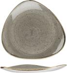 Churchill Talerz ploscă „Stonecast „Peppercorn Grey, triunghiular, ø: 192 mm