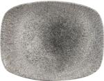 Churchill Raku Quartz Black farfurie plată, dreptunghiulară, lungime: 269 mm