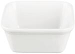 Churchill Minge de copt pătrată CHURCHILL „Cookware, capacitate: 0, 45 litri, albă Castron