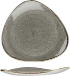 Churchill Taler Măslin Stonecast Peppercorn Grey plat, triunghiular, ø: 229 mm