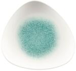 Churchill Raku Verde jade farfurie plată, triunghiulară, ø: 229 mm