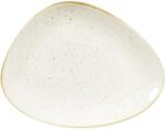 Churchill Taler plat cu marginile rotunjite, triangle, lungime: 265 mm, „Barley White din gama „Stonecast de la Churchill