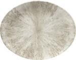 Churchill Stone Agate grey farfurie plată, coup, lungime: 317 mm