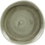 Churchill Stonecast Burnished Green farfurie plată, organică, ø: 210 mm