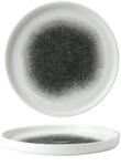 Churchill Plată plată Churchill „Raku „Quartz Black, cu margine înaltă, Ø 210 mm