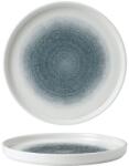 Churchill Raku Topaz Blue farfurie plată, cu margine ridicată, ø: 210 mm