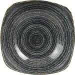 Churchill Homespun Charcoal Black farfurie adâncă, pătrată, lungime: 235 mm