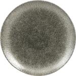 Churchill Raku Quartz Black farfurie plată, coup, ø: 260 mm