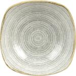 Churchill Farfurie adâncă, pătrată „Homespun „Stone Grey, lungime: 235 mm