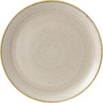 Churchill Taler cu marginea „Stonecast „Nutmeg Cream, plat, coup, ø: 324 mm