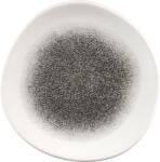 Churchill Raku Quartz Black farfurie plată, organică, ø: 210 mm
