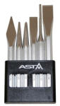 ASTA Véső, pontozó, kiütő készlet 6r. (A-6CCS) (A-6CCS)