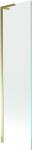 Mexen Next L, 1 szárnyú kádparaván 50 x 150 cm, 6 mm átlátszó üveg, arany fényes profil, 895-050-000-03-00-50 (895-050-000-03-00-50)
