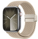 DUX DUCIS Mixture Pro - nyújtható fonott szíj Apple Watch 38/ 40/ 41mm bézs színben - bluedigital - 3 590 Ft